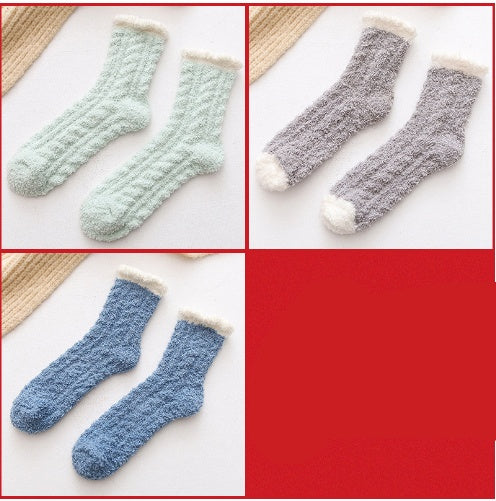 Women’s Fluffy Thermal Socks – Cozy Winter Warmth