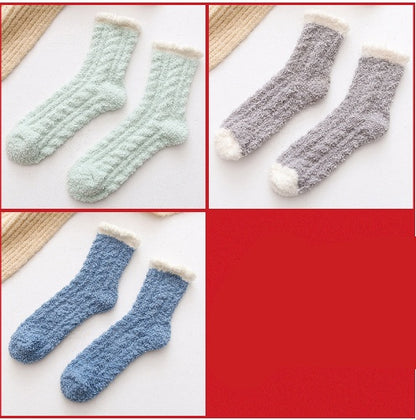 Women’s Fluffy Thermal Socks – Cozy Winter Warmth
