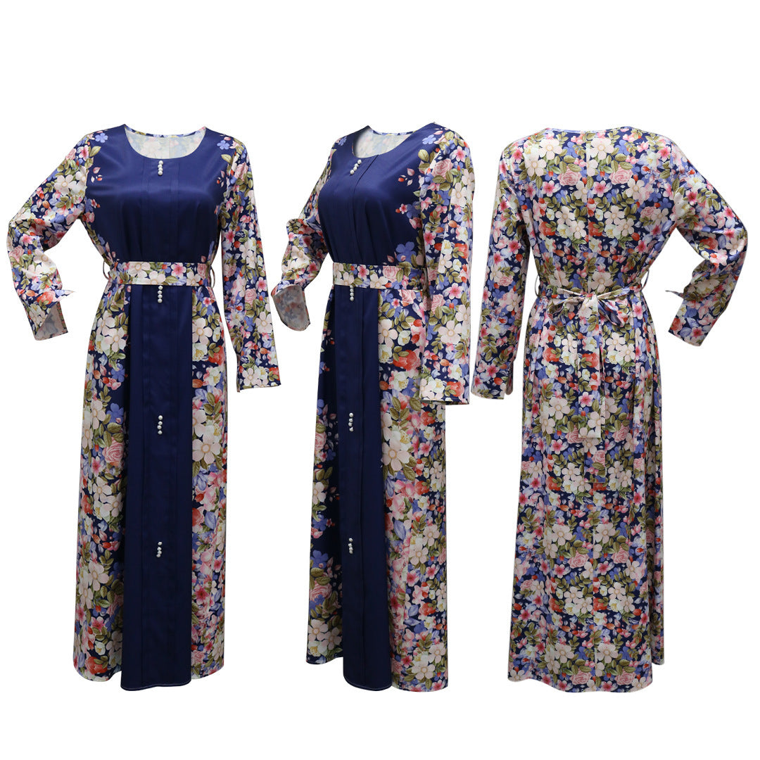 Flowing Print Maxi Dress – Stylish Modest Wear for Women