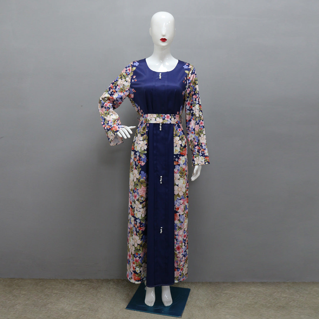 Flowing Print Maxi Dress – Stylish Modest Wear for Women