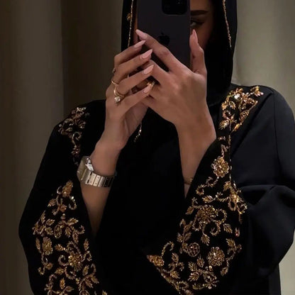 Chic Muslim Long Sleeve Dress – Graceful Everyday Elegance