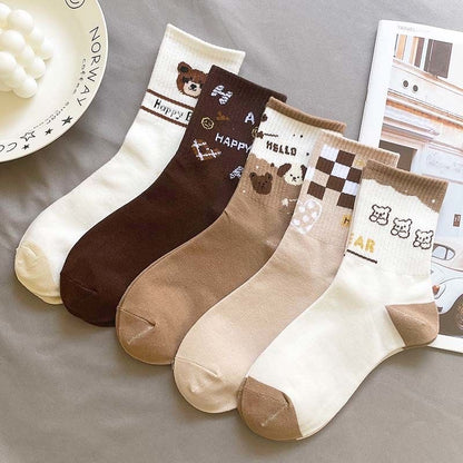 Cute Long Sweat-Absorbent Socks – Everyday Cozy Essential