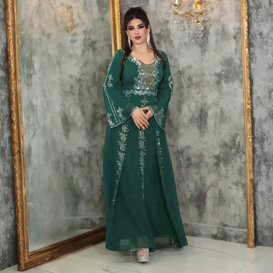 Modest Heavy-Industry Style Dress – Elegant Coverage, Unique Design