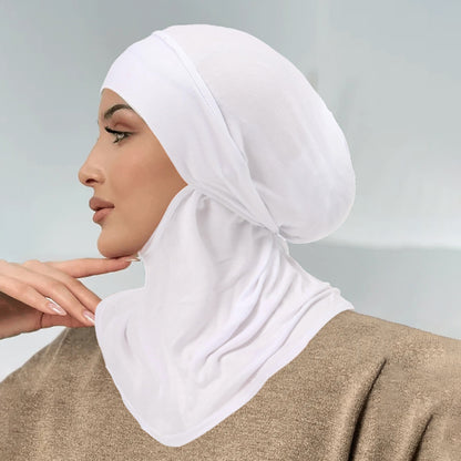 Solid-Colour Bandage Wrap Tam Hat – Soft Head-Covering