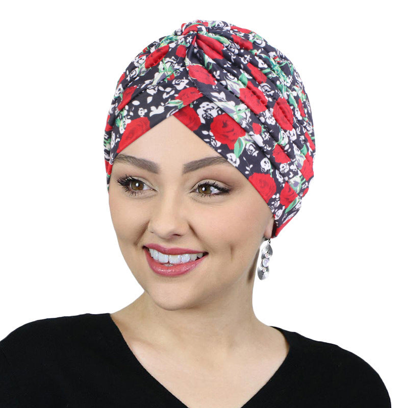 Cross-Front Hijab Turban Hat – Chic Modest Wrap