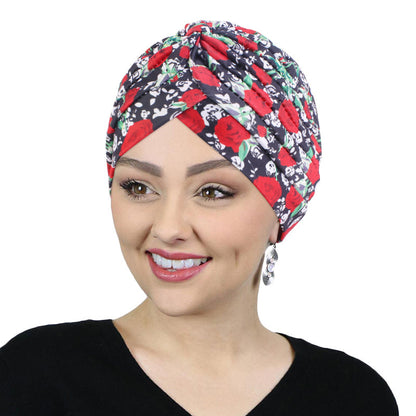 Cross-Front Hijab Turban Hat – Chic Modest Wrap