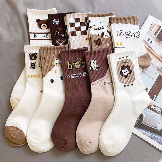 Cute Long Sweat-Absorbent Socks – Everyday Cozy Essential