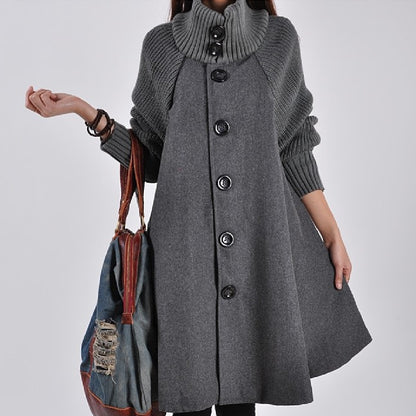 Women’s Fashion Mid-Length Trench Coat – Elegant Layer