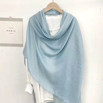 Monochrome Long Scarf – Warm Casual Shawl Wrap